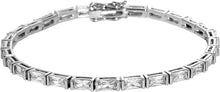 Charger l&#39;image dans la galerie, YOSZO Gold Tennis Bracelet Men Silver Bracelet for Women 1Row 3/4/5/6mm Iced out Cubic Zirconia 14K Gold Plated Gold Jewelry Minimalistic Accessory