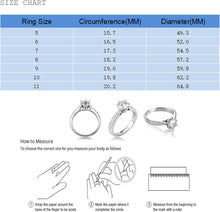 Laden Sie das Bild in den Galerie-Viewer, YOSZO 1.0 Ct Moissanite Engagement Ring 925 Sterling Silver Gemstone Decorate VVS1 Clarity Round Cut Wedding Anniversary Band Ring For Women With GRA Certificate Include Gift Box