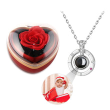 Load image into Gallery viewer, 100 Languages I Love You Necklace for Women, Personalized Name Projection Pendant Jewelry, Customizable Romantic Gift for Mom Wife Girlfriend on Valentine&#39;s Day, Anniversary, Birthday