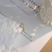 Load image into Gallery viewer, 【Open Ring】Sparkling Zircon Inlaid Ring, Classic &amp; Trendy Design, Elegant Jewelry Gift for Women