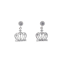 Load image into Gallery viewer, 【Drop Earrings】Zircon Inlaid Crown Drop Earrings, Elegant &amp; Sparkly, Ideal for Women Loving Delicate Style