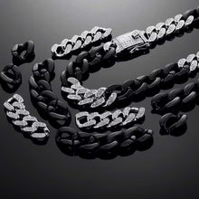 Carregar imagem no visualizador da galeria, YOSZO Cuban Link Chain for Men 20MM/13MM Chunky Gold Necklaces for Women Adjustable Rhinestone Acrylic Plastic Choker Necklace