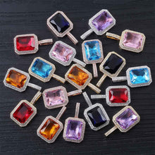 Laden Sie das Bild in den Galerie-Viewer, YOSZO Hip Hop 6 Colors Solitaire Pendant Cubic Zirconia Halo Pendant Necklace with Solid Back…