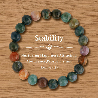 Natural Stone Healing Bracelet Set for Women & Men, Chakra Anxiety Relief Beaded Bracelets, Turquoise Gemstone Elastic Stretch Bracelet for Yoga Meditation, Unisex Spiritual Jewelry Gift