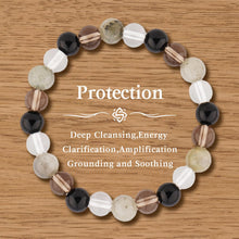 Load image into Gallery viewer, Natural Stone Healing Bracelet Set for Women &amp; Men, Chakra Anxiety Relief Beaded Bracelets, Turquoise Gemstone Elastic Stretch Bracelet for Yoga Meditation, Unisex Spiritual Jewelry Gift