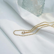 Load image into Gallery viewer, 【Pendant Necklace】 Minimalist Gold-Plated Chain with Freshwater Pearl Drop, Women Modern Layered Jewelry