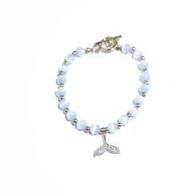 Load image into Gallery viewer, 【 Bracelet】Cat&#39;s Eye Stone Bracelet with Zircon Mermaid Tail, Elegant &amp; Romantic for Daily Wear &amp; Gifting