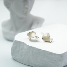 Load image into Gallery viewer, 【Stud Earrings】Enamel Creamy Yellow Textured Earrings, Unique 3D Design, Chic &amp; Elegant for Women