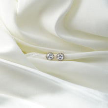 Load image into Gallery viewer, 【Stud Earrings】Square Zircon Halo Stud Earrings, Sleek &amp; Glamorous, Ideal for Women Loving Versatile Elegance