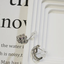 Load image into Gallery viewer, 【Hoop Earrings】Zircon - Inlaid Geometric Earrings, Stylish &amp; Exquisite, Perfect for Ladies Daily Look