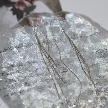 Load image into Gallery viewer, 【Hook Earrings】Silver Chain Tassel Dangle Minimalist Elegant for Modern Elegance