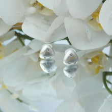 Load image into Gallery viewer, 【Clip-On Earrings】Matte Triangle Zircon Earrings Star &amp; Circle Design Jewelry for Elegant Women