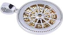 Laden Sie das Bild in den Galerie-Viewer, YOSZO Micropave CZ Iced Out Spinner Tree of Life XO Pendant Necklace Hip Hop Jewelry for Men