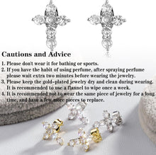 Laden Sie das Bild in den Galerie-Viewer, Cross Earrings 14K Gold Plated Dainty Girls Cross Stud Earrings for Women Cubic Zirconia Religious Mens Earring Studs