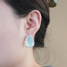 Load image into Gallery viewer, 【Stud Earrings】Light Green Shiny Irregular Earrings, Minimalist, Fresh &amp; Charming for Women