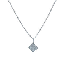 Load image into Gallery viewer, 【Pendant Necklace】Shining Clover Necklace for Women, Elegant Silver Chain, Lucky Charm Jewelry, Romantic Gift Idea