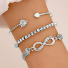 Charger l&#39;image dans la galerie, Boho Summer Five-Pointed Star Small Daisy Pearl Bracelet Eight-Piece Set for Fashion Woman Adjustable Charm Bangle Jewely GIft