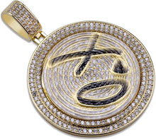 Laden Sie das Bild in den Galerie-Viewer, YOSZO Micropave CZ Iced Out Spinner Tree of Life XO Pendant Necklace Hip Hop Jewelry for Men