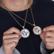 Laden Sie das Bild in den Galerie-Viewer, YOSZO Micropave CZ Iced Out Spinner Tree of Life XO Pendant Necklace Hip Hop Jewelry for Men