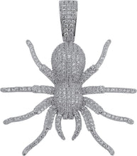 Load image into Gallery viewer, YOSZO  Hip Hop Iced Out Spider Design Pendant Necklace with Micropave Simulated Diamond