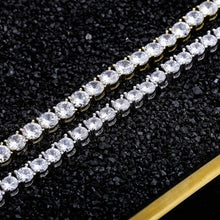 Charger l&#39;image dans la galerie, YOSZO Gold Tennis Bracelet Men Silver Bracelet for Women 1Row 3/4/5/6mm Iced out Cubic Zirconia 14K Gold Plated Gold Jewelry Minimalistic Accessory