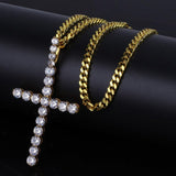 YOSZO 14K Gold&Silver Plated Iced out CZ 3