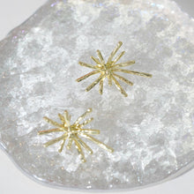 Carregar imagem no visualizador da galeria, 【Stud Earrings】Gold Plated Firework Motif Earrings Dynamic Elegant Design for Daily Wear