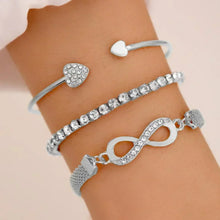 Charger l&#39;image dans la galerie, Boho Summer Five-Pointed Star Small Daisy Pearl Bracelet Eight-Piece Set for Fashion Woman Adjustable Charm Bangle Jewely GIft