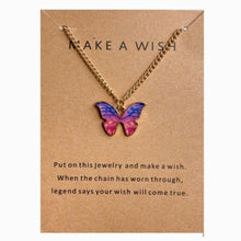 Laden Sie das Bild in den Galerie-Viewer, Cute Butterfly Pendant Necklace For Women Simple Ins Clavicle Chain Item Jewelry Korean Fashion Necklace Jewelry Gifts