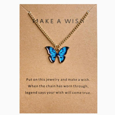 Cute Butterfly Pendant Necklace For Women Simple Ins Clavicle Chain Item Jewelry Korean Fashion Necklace Jewelry Gifts