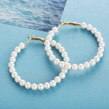 Charger l&#39;image dans la galerie, Creative retro simple earring of artificial pearl earrings