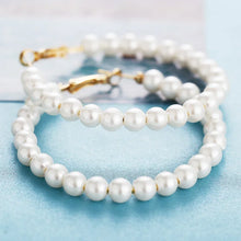 Charger l&#39;image dans la galerie, Creative retro simple earring of artificial pearl earrings