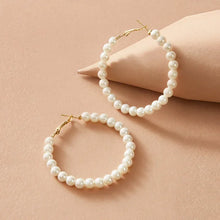 Charger l&#39;image dans la galerie, Creative retro simple earring of artificial pearl earrings