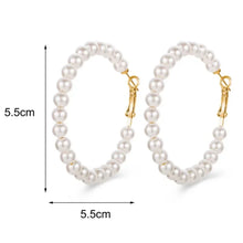 Charger l&#39;image dans la galerie, Creative retro simple earring of artificial pearl earrings