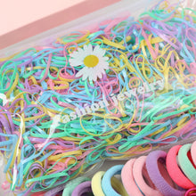 Load image into Gallery viewer, Fashion 100/1000Pcs Colorful Hair Bands Cute Girls Women Elastic Rubber Band Scrunchies Ponytail Holder Gum Hair Accessories
