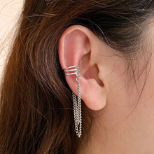 Load image into Gallery viewer, Gold Color Simple Heart Zircon Ear Cuff Clip on Earring for Women No Pierced C Shape Pink Crystal Earcuff Ear Wrap Clips Jewelry
