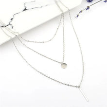 Load image into Gallery viewer, Multilayer Necklaces &amp; Pendants For Women Gold Color Long Chains Choker Female Pendant Necklace Fashion Jewelry Collier Femme