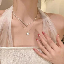 Load image into Gallery viewer, New Beads Women&#39;s Neck Chain Kpop Pearl Choker Necklace Gold Color Goth Chocker Jewelry On The Neck Pendant