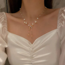 Load image into Gallery viewer, New Beads Women&#39;s Neck Chain Kpop Pearl Choker Necklace Gold Color Goth Chocker Jewelry On The Neck Pendant
