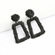 Charger l&#39;image dans la galerie, New Hollow Geometric Trapezoid Drop Earrings for Women Personality Punk Carved Metal Brincos Jewelry Hyperbole Trendy Gift