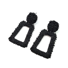 Charger l&#39;image dans la galerie, New Hollow Geometric Trapezoid Drop Earrings for Women Personality Punk Carved Metal Brincos Jewelry Hyperbole Trendy Gift
