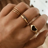 Pack Knuckle Rings Set for Women Girls Vintage Stackable Joint Finger Midi Simple Cute Rings Jewelry