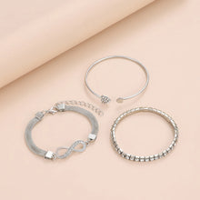 Charger l&#39;image dans la galerie, Boho Summer Five-Pointed Star Small Daisy Pearl Bracelet Eight-Piece Set for Fashion Woman Adjustable Charm Bangle Jewely GIft