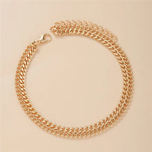 Load image into Gallery viewer, Gold Color Double-Layer Anklets For Women Girl New Trend Leg Chain Waterproof Jewelry Gift Party