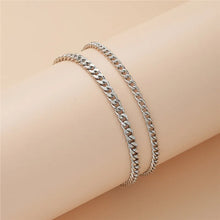 Load image into Gallery viewer, Gold Color Double-Layer Anklets For Women Girl New Trend Leg Chain Waterproof Jewelry Gift Party