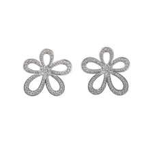 Load image into Gallery viewer, 【Stud Earrings】Zircon Inlaid Hollow Flower Earrings, Romantic &amp; Fresh, Ideal for Women Loving Sweet Styles
