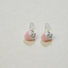 Load image into Gallery viewer, 【Stud Earrings】Pink White Gradient Strawberry Shaped Earrings, Cute Sweet Accessory for Young Girls