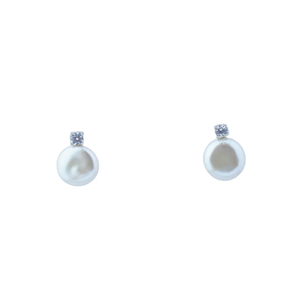 【Stud Earring】Shining Natural Freshwater Pearl Stud Earring with 925 Silver Post, Elegant Fashion Accessory for Women