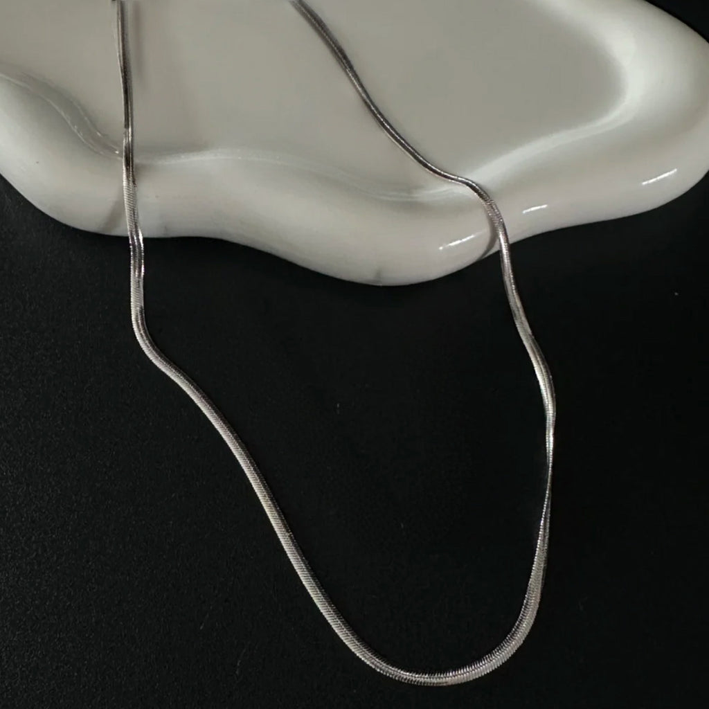 【Snake Chain Necklace】Classic Alloy Chain, Stylish & Versatile, Perfect for Daily & Fashion Lovers