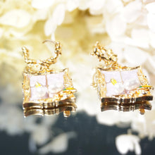 Load image into Gallery viewer, 【Drop Earrings】Purple French Court Style Earrings with Pearl Decorated, Romantic &amp; Elegant for Women